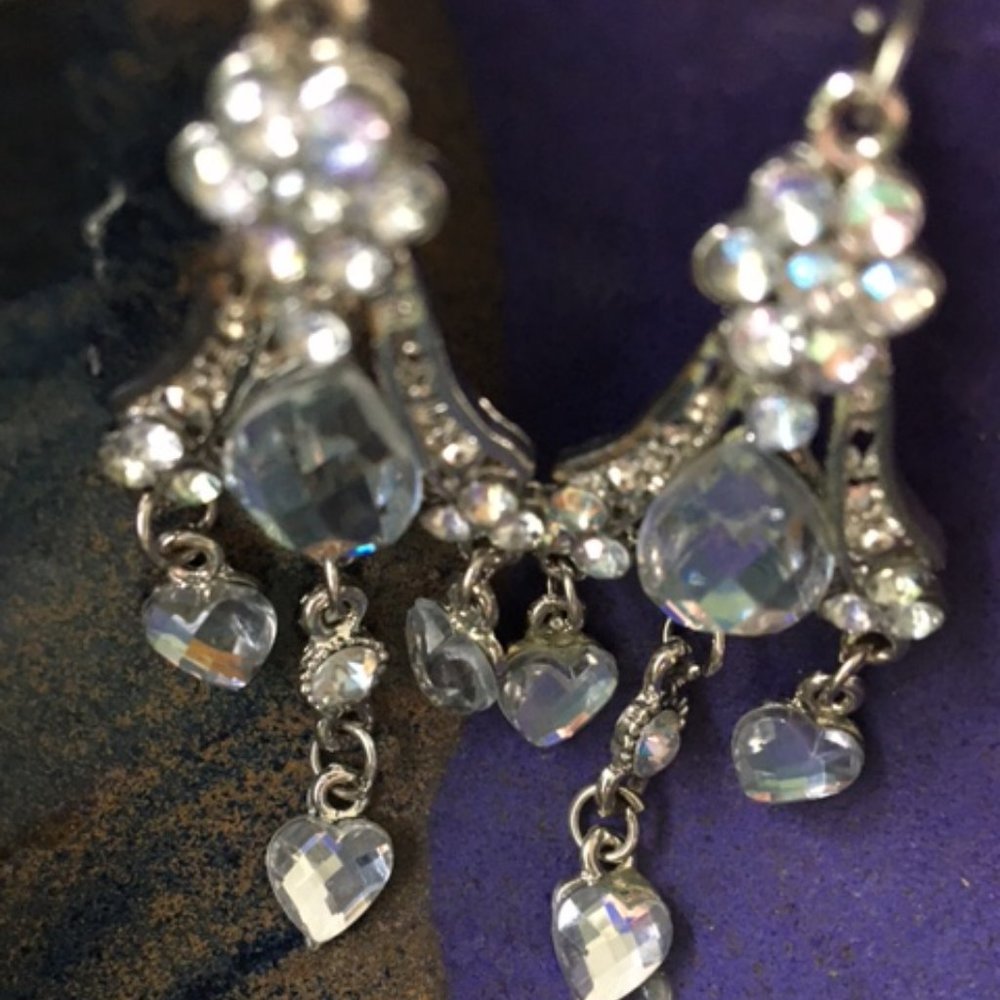 Classy, NWOT, Crystal Chandelier, Earrings,